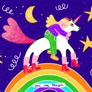 Coloriage à télécharger - Licorne